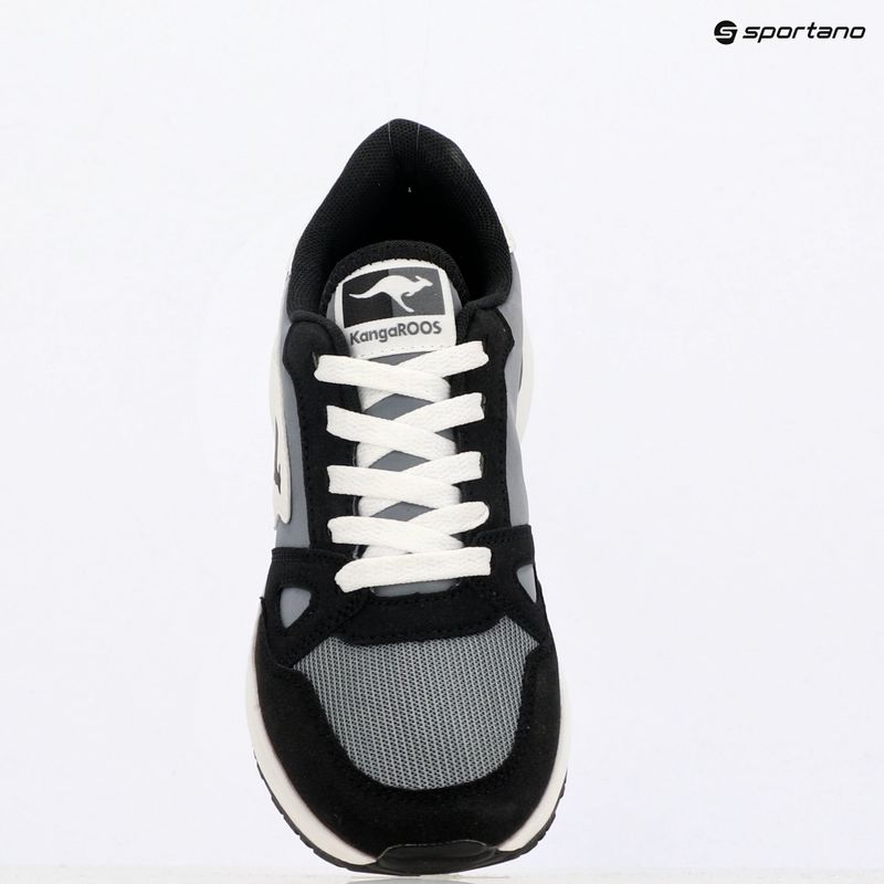 Vaikiški batai KangaROOS K-Sneak Jay jet black/steel grey 10