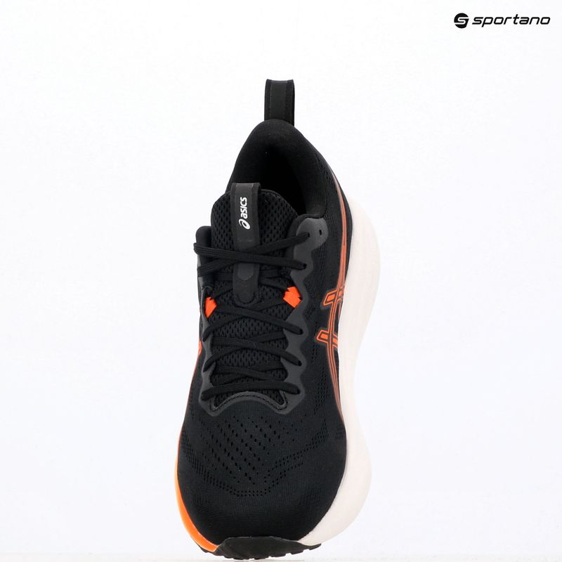 Vyriški bėgimo batai ASICS Gel-Pulse 16 black/nova orange 9