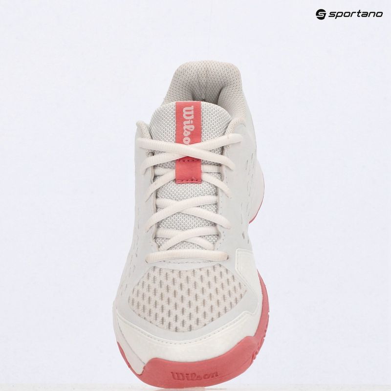 Vaikiški teniso batai Wilson Rush Pro L Jr white/ white/ mauveglow 9