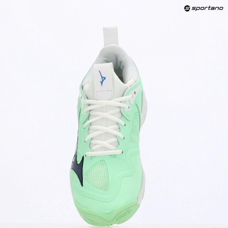 Tinklinio bateliai Mizuno Wave Momentum 3 neo mint/black/frontier blue 9