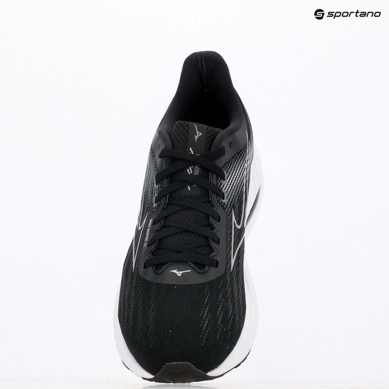 Vyriški bėgimo batai Mizuno Wave Inspire 21 black/silver/metallic gray 9