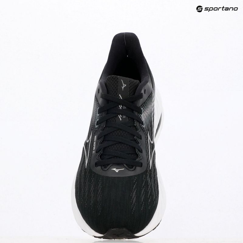 Vyriški bėgimo batai Mizuno Wave Inspire 21 2E black/silver/metallic gray 9