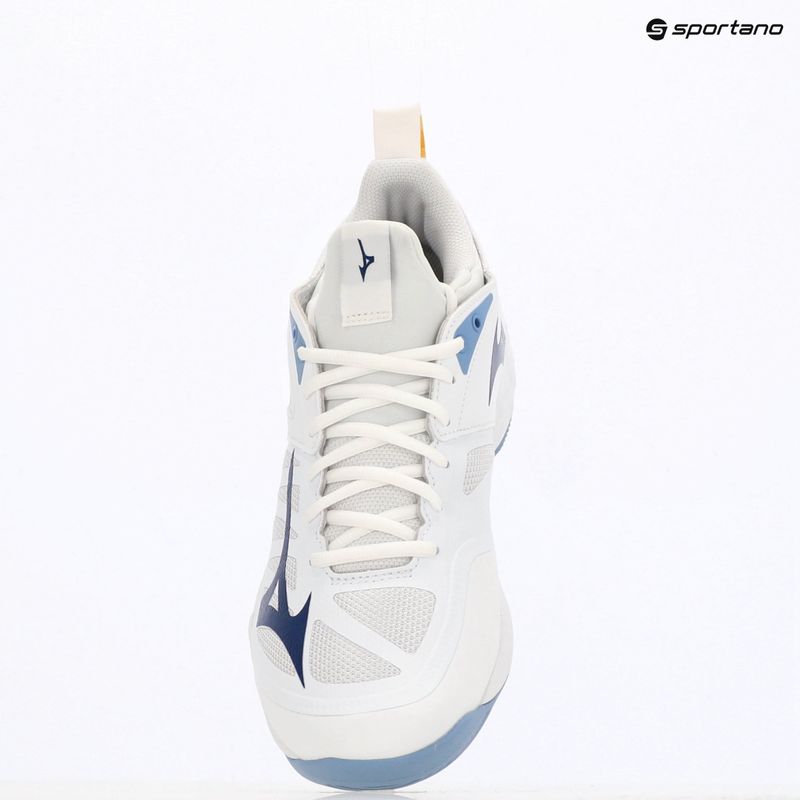 Tinklinio bateliai Mizuno Wave Dimension white/bellwether blue/bel air blue 9