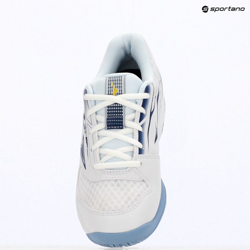 Vaikiški batai Mizuno Stealth Star 3 white/bellwether blue/belairblu 9