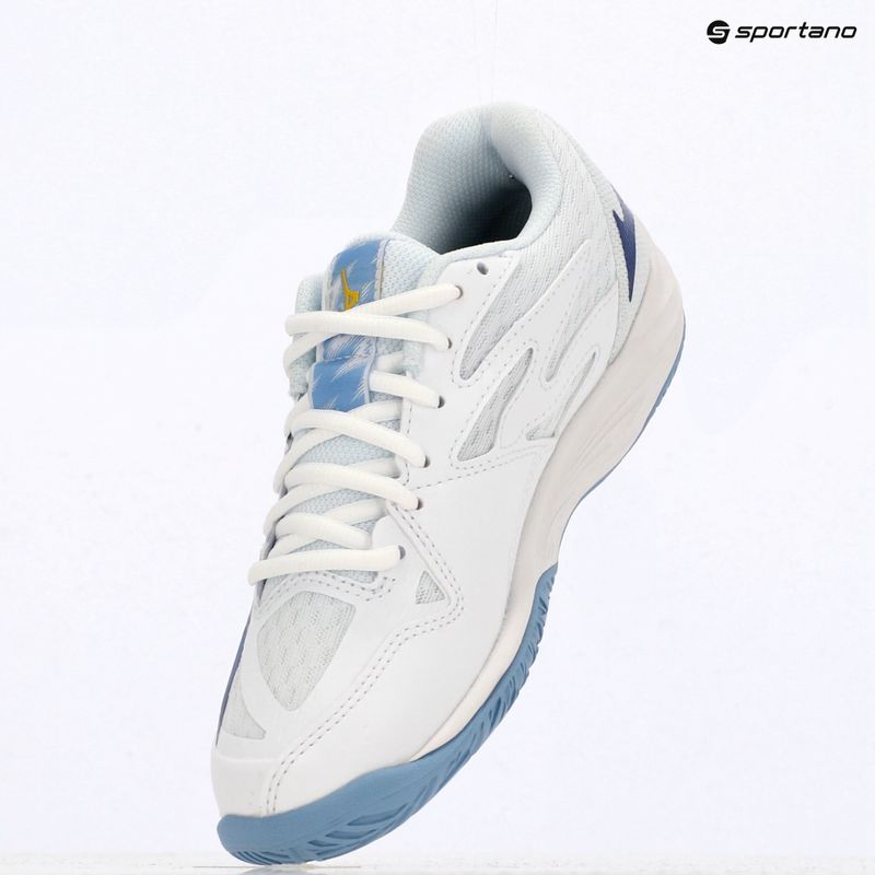 Vaikiški tinklinio batai Mizuno Lightning Star Z7 white/bellwether blue/bel air blue 11