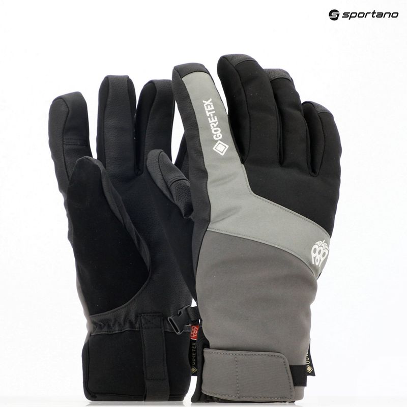 Vyriškos snieglenčių pirštinės 686 Gore-Tex Linear Under Cuff Gloves black 11