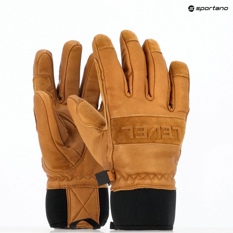 Slidinėjimo pirštinės Level Shaman brown 9