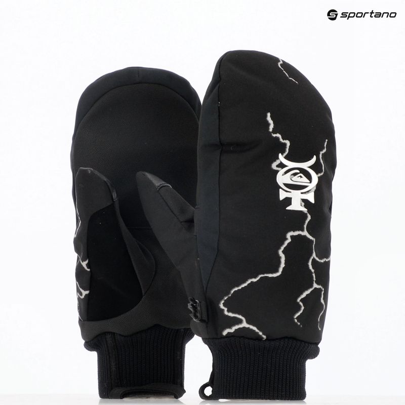 Vyriškos snieglenčių pirštinės Quiksilver Method Mitt high energy black reflective 7