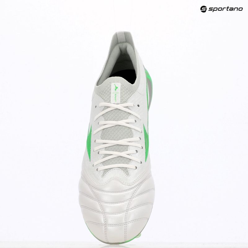 Vyriški futbolo bateliai Mizuno Morelia Neo IV β Japan Md white/neon green/cool gray 3c 10