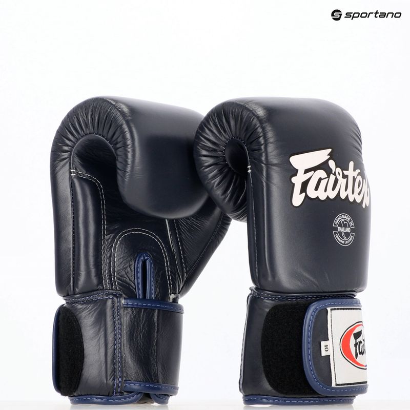 Bokso pirštinės Fairtex Universal "Tight-Fit" Design blue 8
