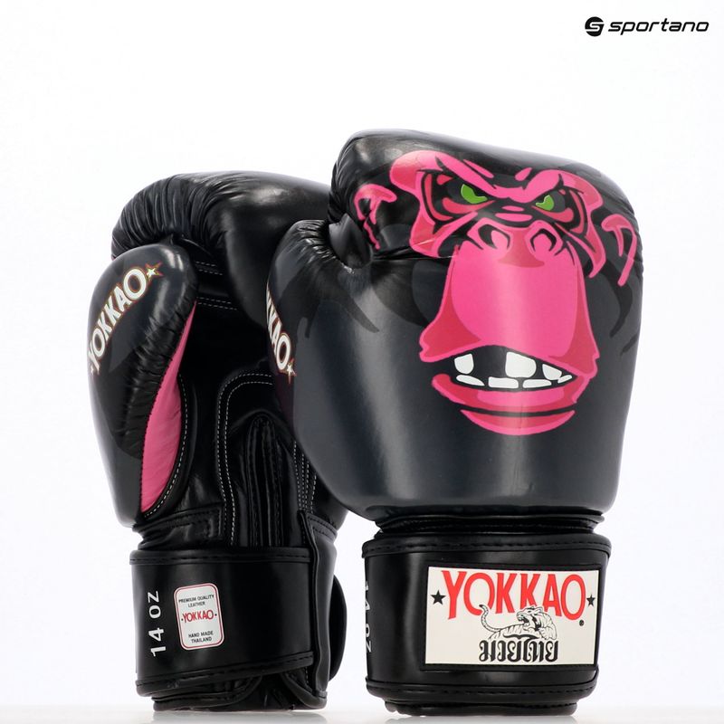 Vyriškos bokso pirštinės YOKKAO Primate black 12