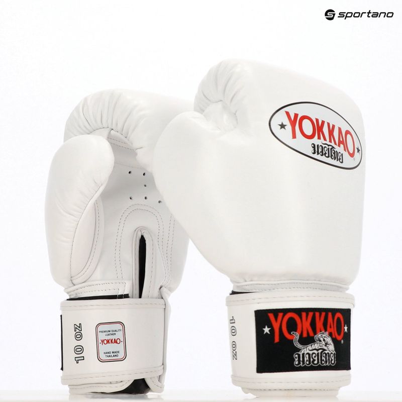 Vyriškos bokso pirštinės YOKKAO Matrix white 8