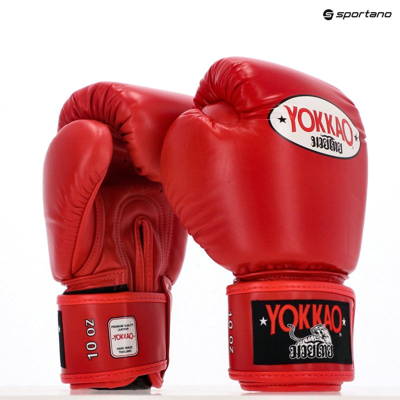 Vyriškos bokso pirštinės YOKKAO Matrix red 12