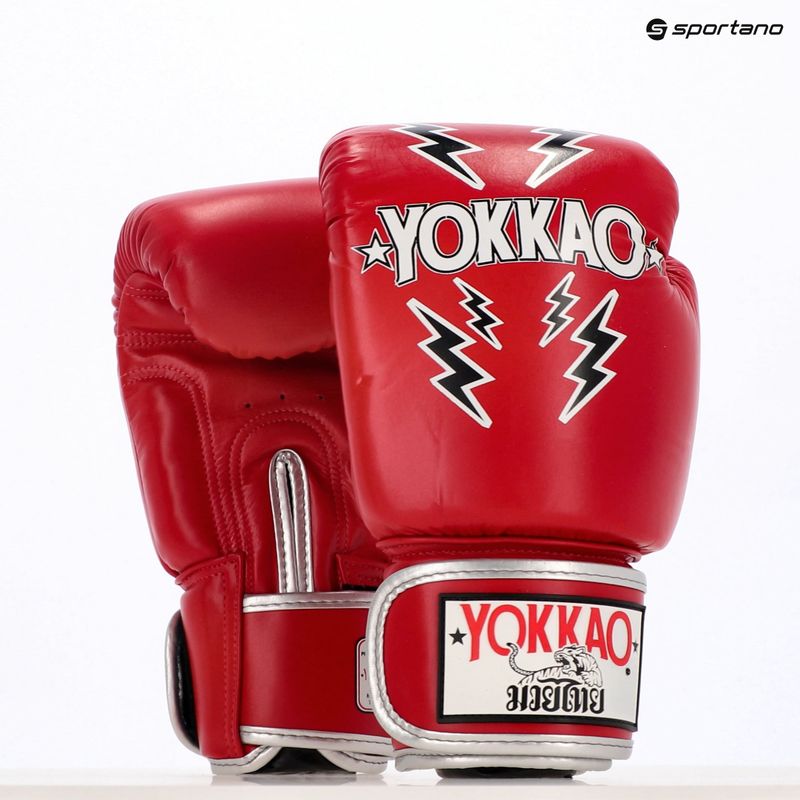 Vyriškos bokso pirštinės YOKKAO Stadium red 8