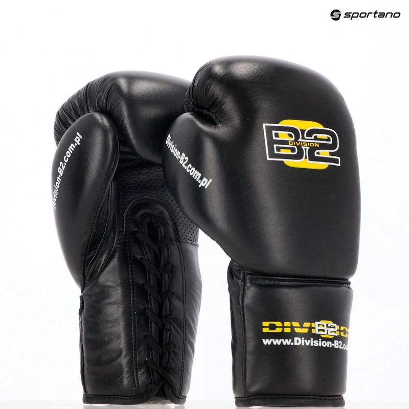Bokso pirštinės DIVISION B-2 DIV-PFG1500 Pro 3-Layer Foam black 12