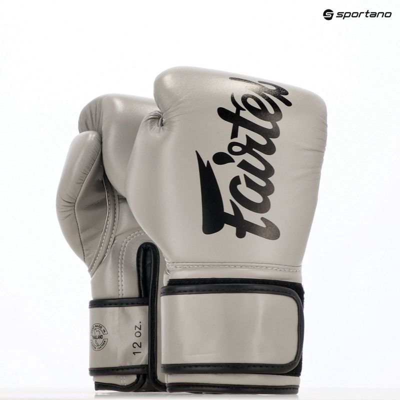 Bokso pirštinės Fairtex Microfiber gray 13