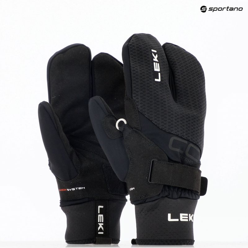 Slidinėjimo pirštinės LEKI CC Thermo Shark Lobster (2+2) black 10
