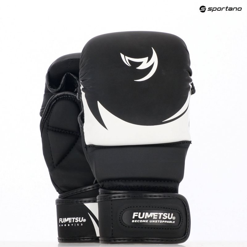 Pirštinės MMA FUMETSU Ghost S3 Sparring black/ white 7