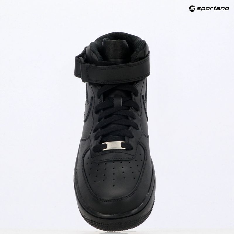 Vyriški batai Nike Air Force 1 Mid '07 black/white 9