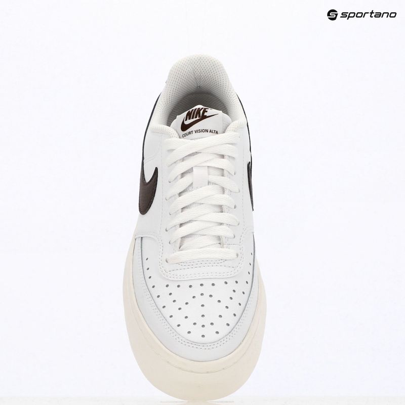 Moteriški batai Nike Court Vision Alta white/sail/ baroque brown 9