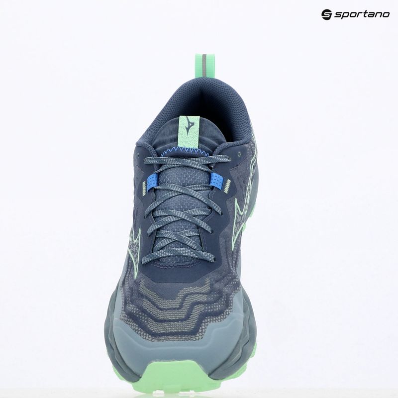 Vyriški bėgimo batai Mizuno Wave Daichi 9 vintage indigo/neo mint/citade 9