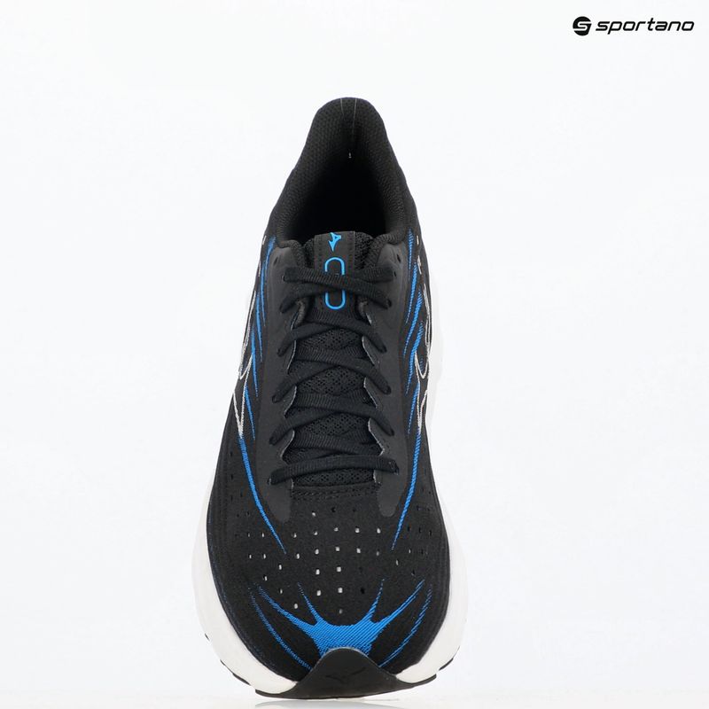 Vyriški bėgimo batai Mizuno Wave Skyrise 6 black/white/blue pace 9