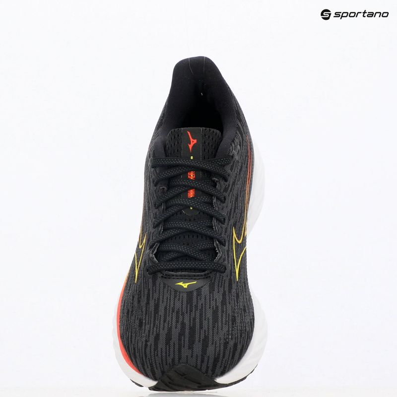 Moteriški bėgimo batai  Mizuno Wave Rider 28 black/evening primrose/poppy red 9