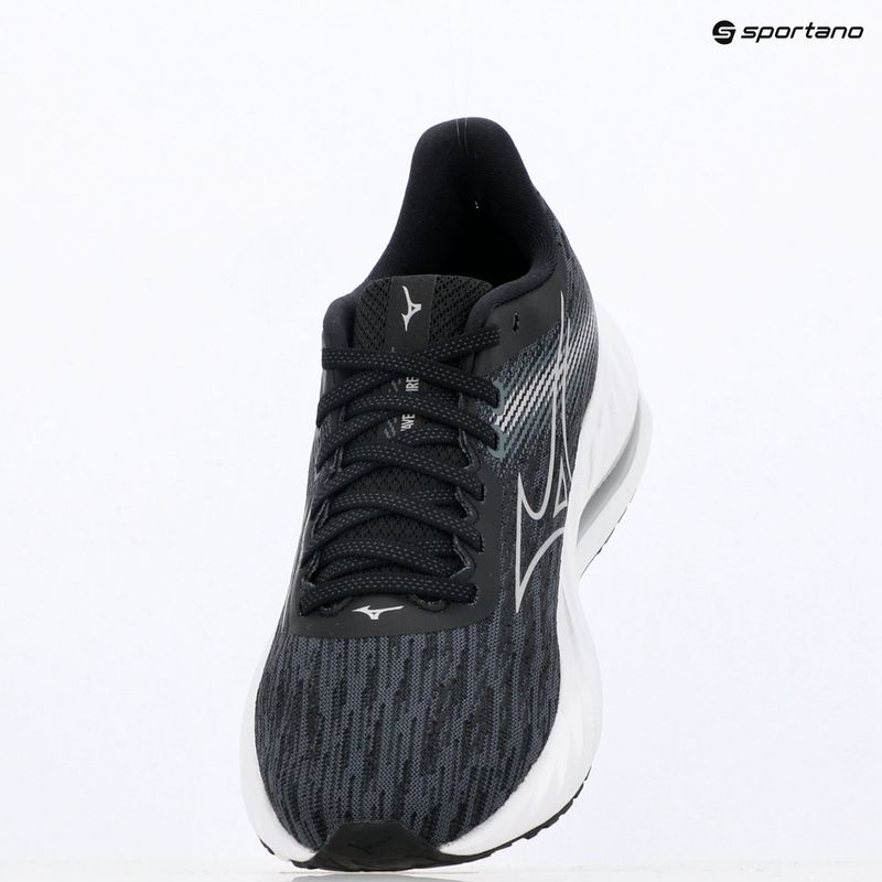 Moteriški bėgimo batai Mizuno Wave Inspire 21 black/silver/metallic gray 9
