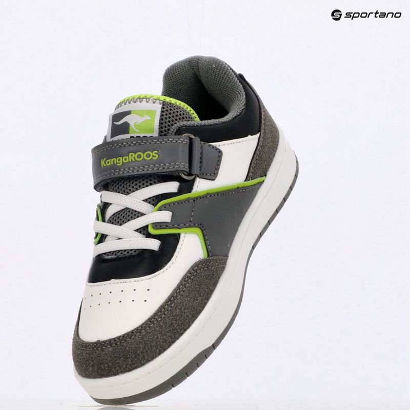 Vaikiški batai KangaROOS K-CP Bounder EV steel grey/neon green 9