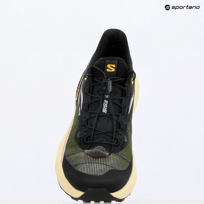 Moteriški bėgimo batai Salomon Genesis black/sulphur spring/orchid petal 11
