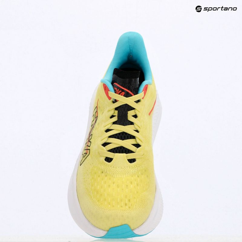 Vyriški bėgimo batai HOKA Mach 6 yuzu/cielo blue 9