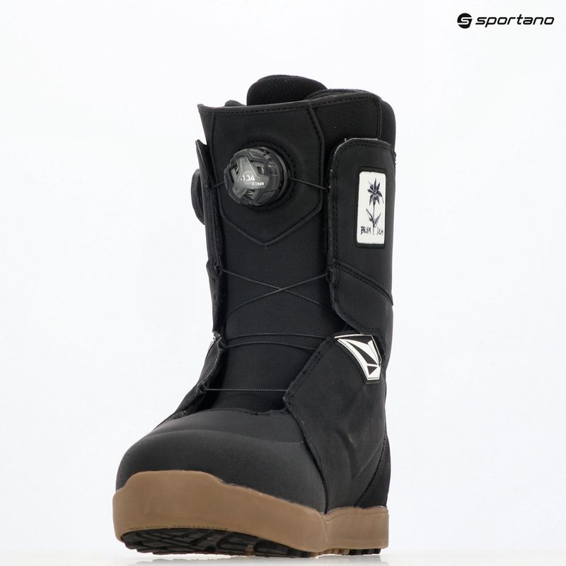 Vyriški snieglenčių batai ThirtyTwo Lashed Double Boa X Volcom '24 black/gum 11