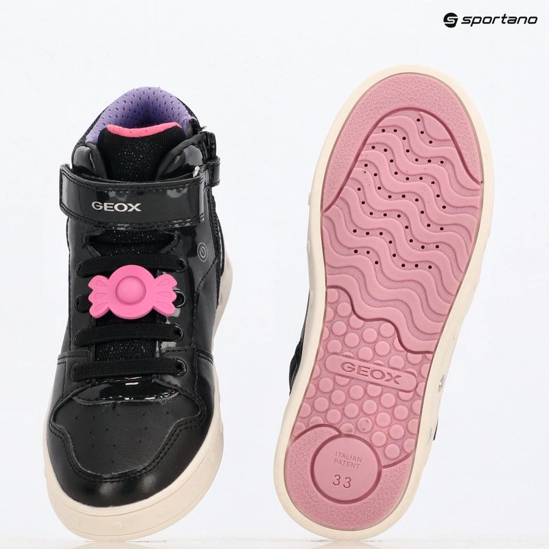 Vaikiški batai Geox Skylin black/fuchsia 12