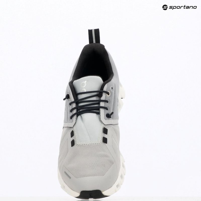 Moteriški bėgimo batai On Cloud 5 Waterproof glacier/white 9
