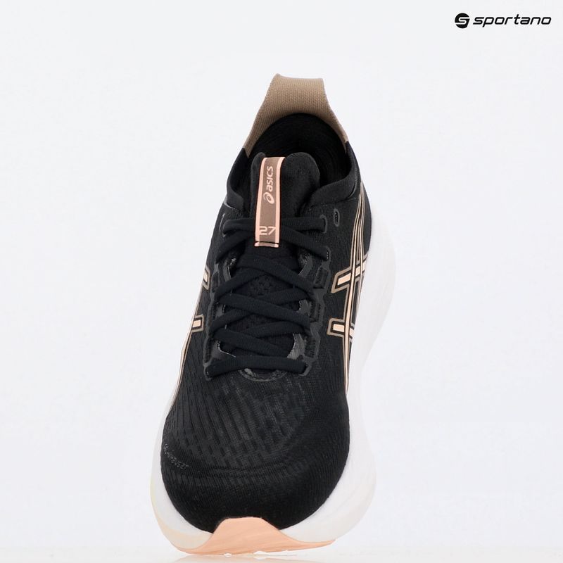 Moteriški bėgimo batai ASICS Gel-Nimbus 27 black/breeze 9