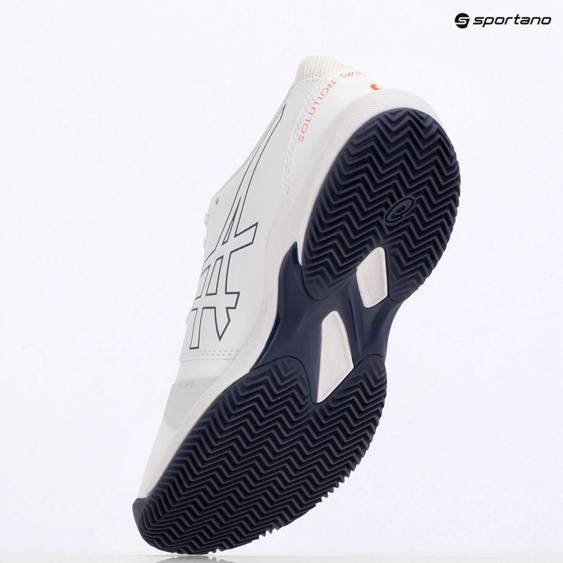 Vyriški teniso batai ASICS Solution Swift FF 2 Clay white/ nova orange 9