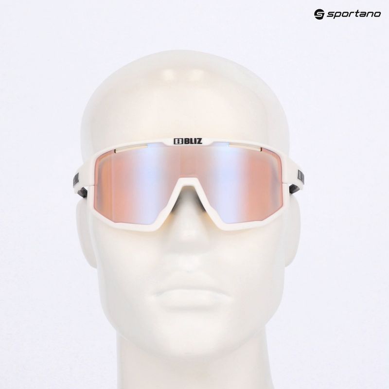 Akiniai nuo saulės Bliz Fusion Nano Optics Nordic Light matt white/ coral/ orange w blue multi 7