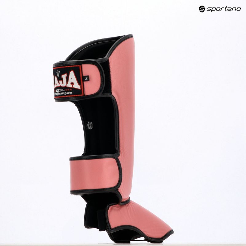 Blauzdų ir pėdų apsaugos RAJA BOXING Lightweight Shin Guards Genuine Leather pink 8