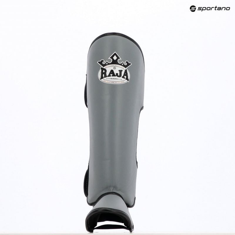 Blauzdų ir pėdų apsaugos RAJA BOXING Lightweight Shin Guards Genuine Leather grey 8