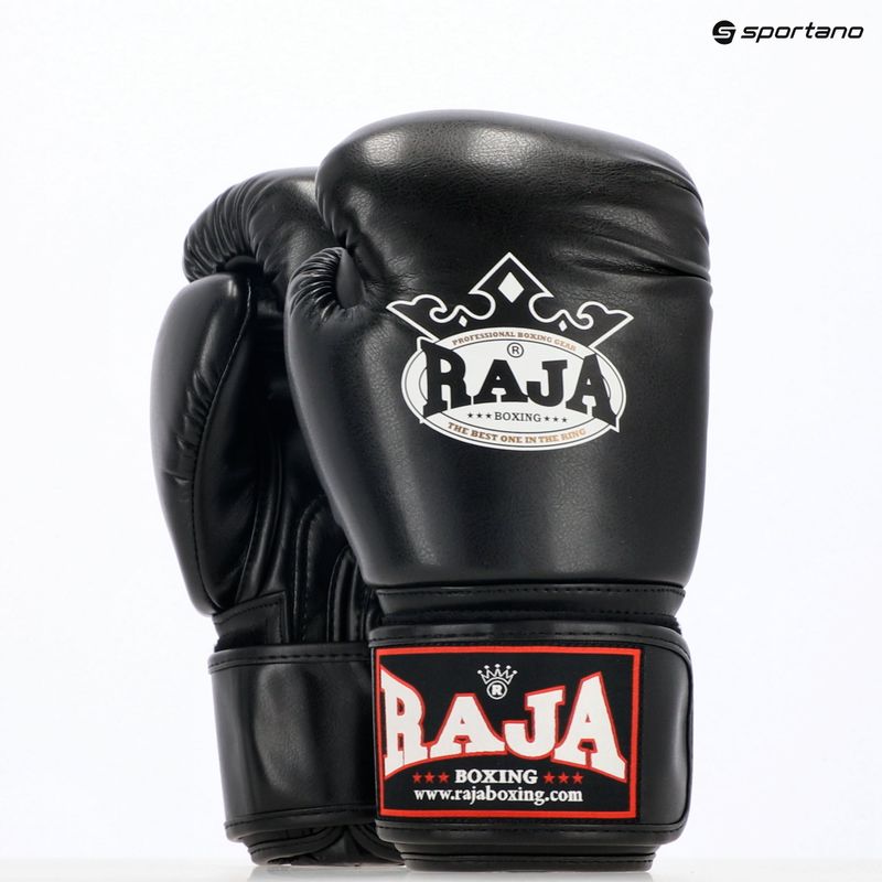 Bokso pirštinės RAJA BOXING Single Semi Leather black 8