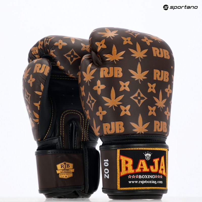 Bokso pirštinės RAJA BOXING Brown Weed 8