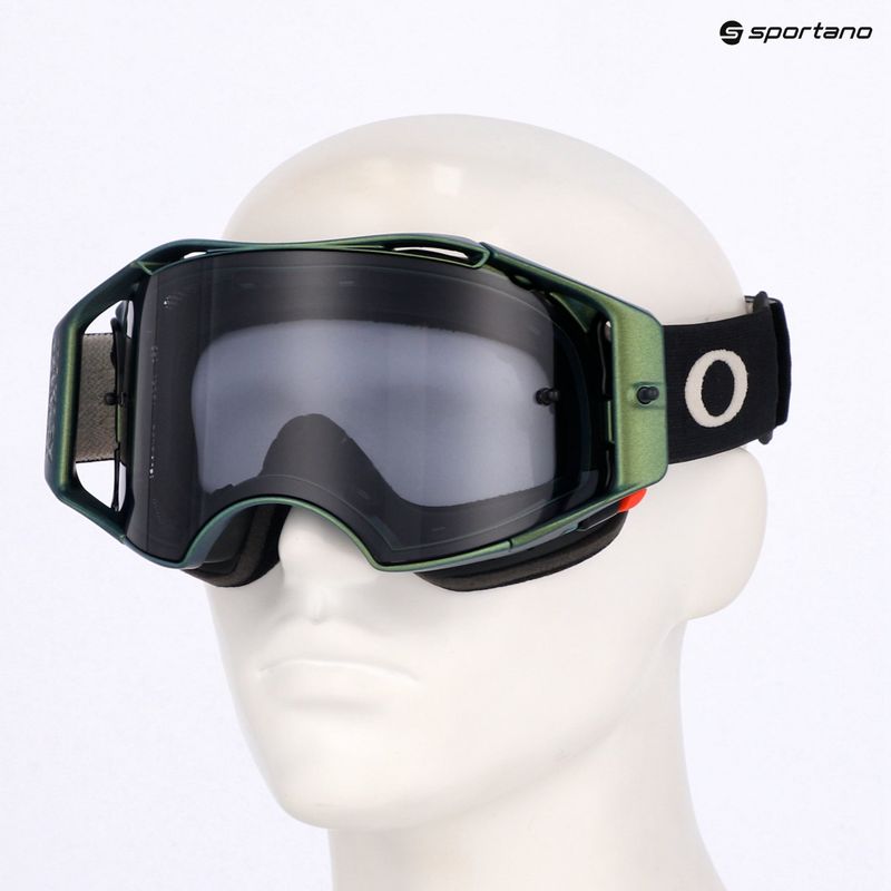Dviračių akiniai Oakley Airbrake MTB black green colorshift/light grey 6