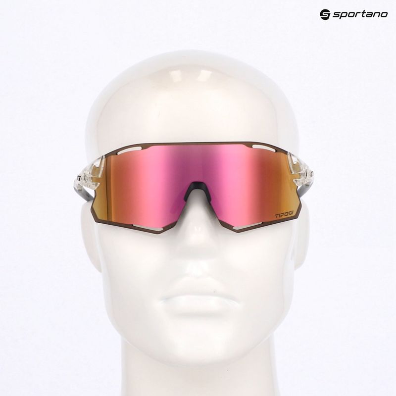 Akiniai nuo saulės Tifosi Rail Race Clarion crystal clear/clarion rose/clear 8
