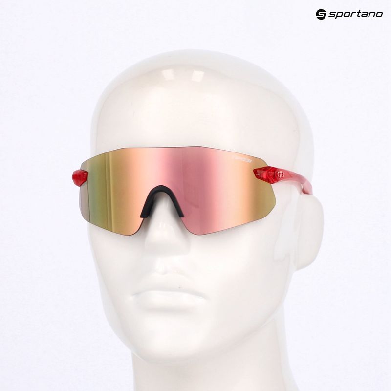 Akiniai nuo saulės Tifosi Vogel SL gloss crystal pink/pink mirror 9