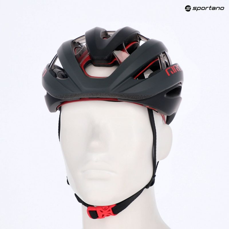 Dviračio šalmas Giro Aries Spherical MIPS matte carbon red 13