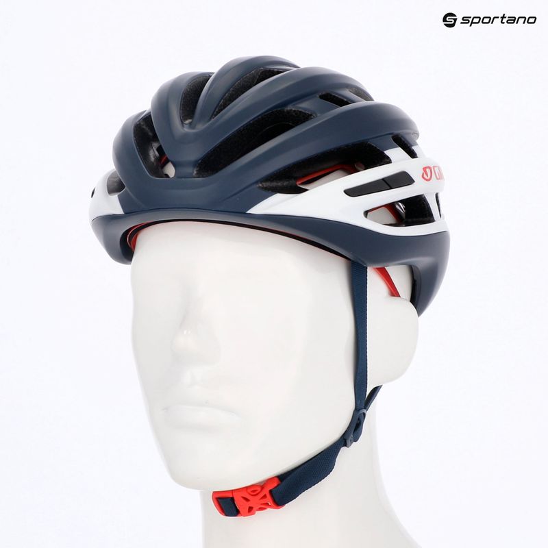 Dviračio šalmas Giro Agilis Integrated MIPS matte midnight white/red 13