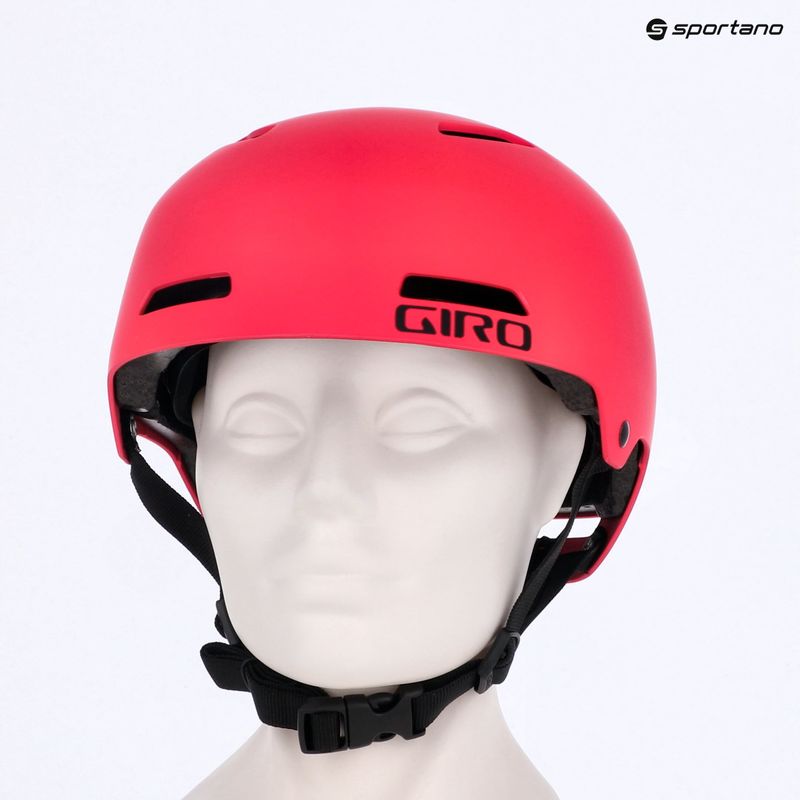 Vaikiškas dviračio šalmas Giro Dime FS matte bright red 11