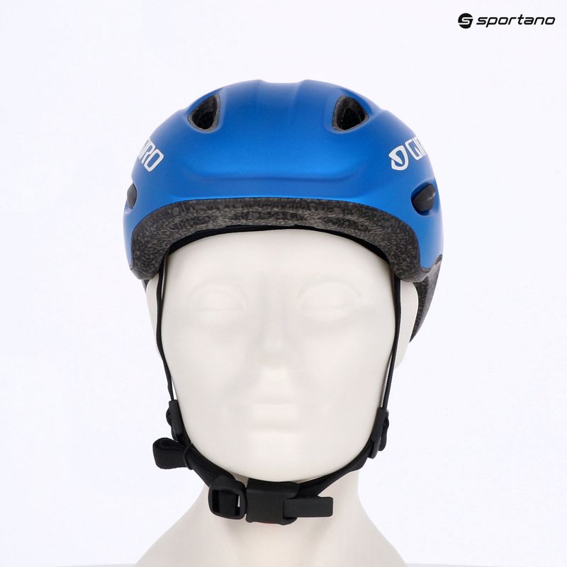 Vaikiškas dviračio šalmas Giro Scamp Integrated MIPS matte ano blue 8