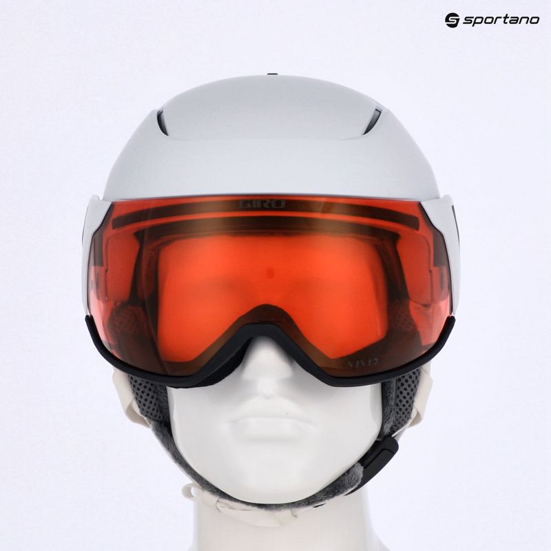 Slidinėjimo šalmas Giro Aria Spherical S2 matt white/vivid cooper 10