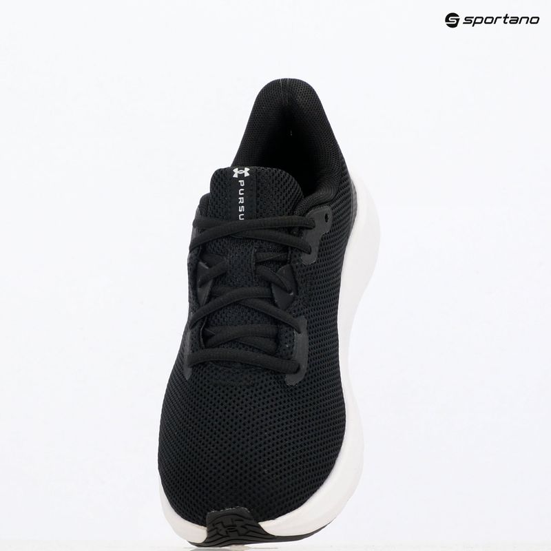 Moteriški bėgimo bateliai Under Armour Charged Pursuit 4 black/black/white 9